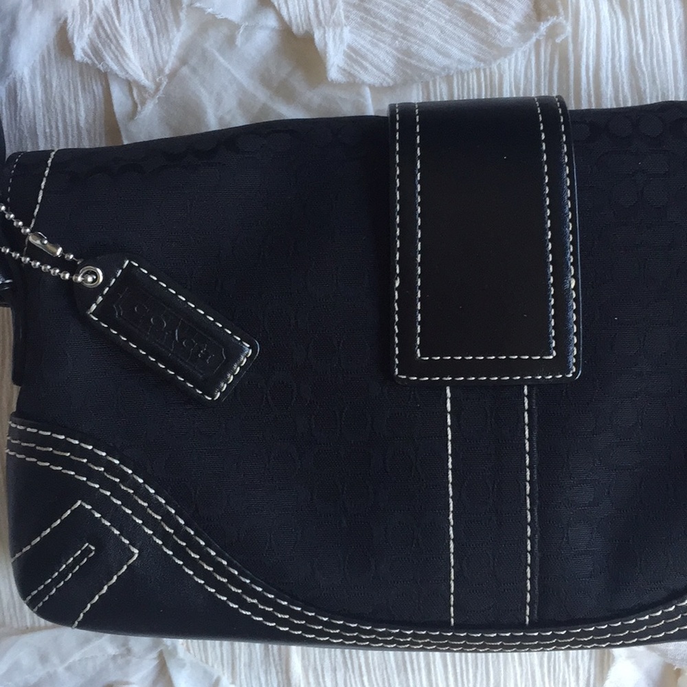 Black coach bag - Picture 3 of 4